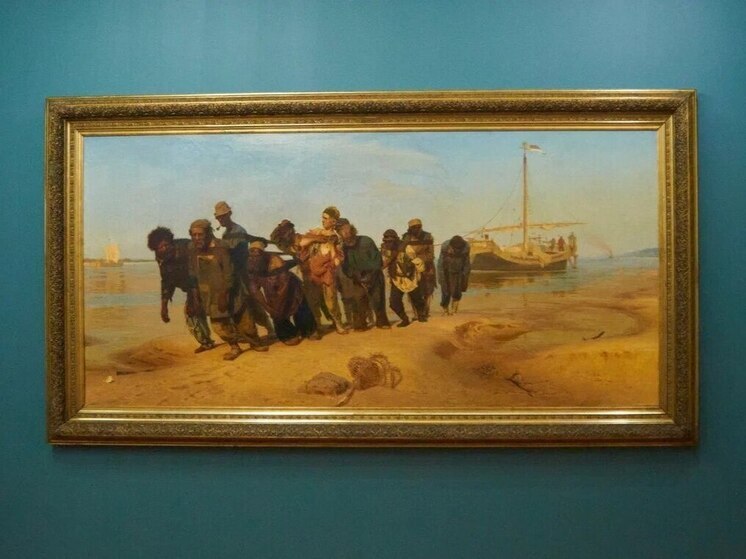 26 тысяч самарцев увидели картину Ильи Репина «Бурлаки на Волге»