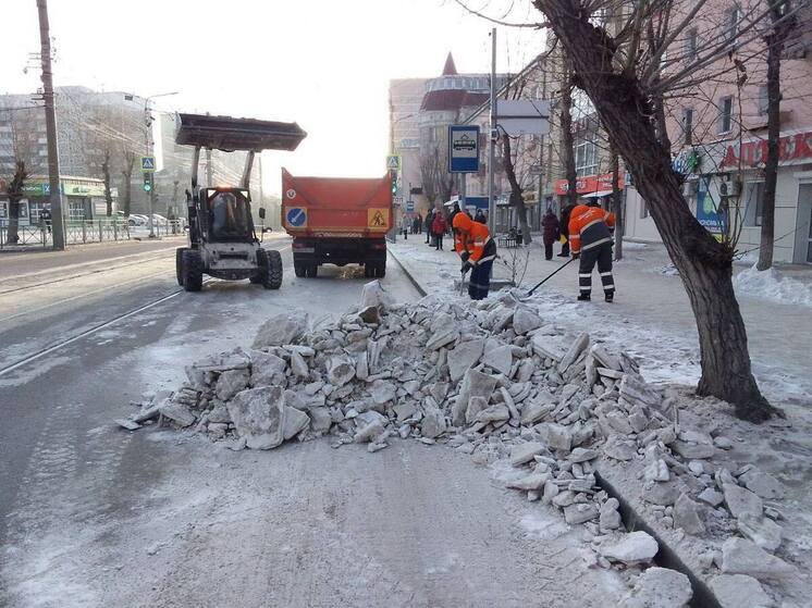 Из Улан Удэ вывезено в шесть раз больше снега, чем в прошлогоднем ноябре