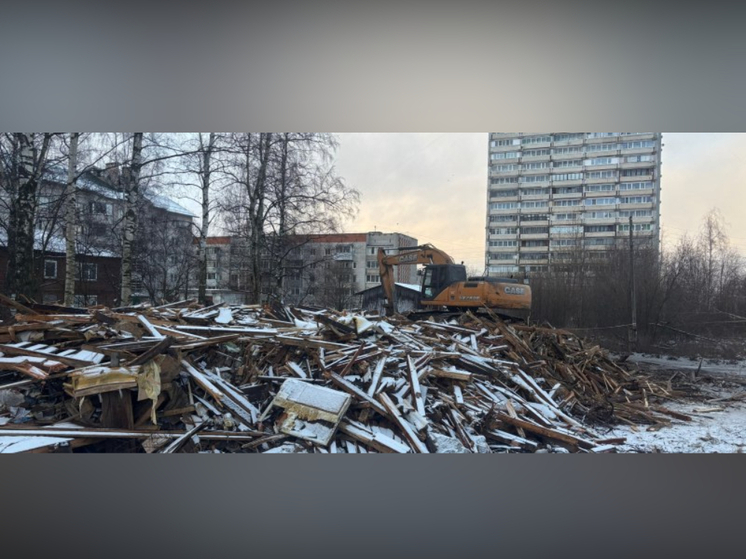 На месте снесенных аварийных зданий в Петрозаводске построят многоквартирный дом с интегрированным детским садом