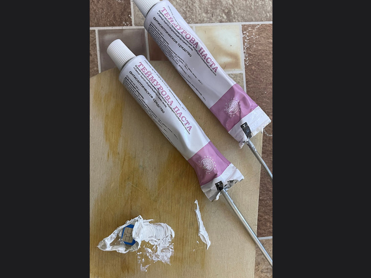 Тюбик с сюрпризом: в колонии Плесецка нашли скрытую сим‑карту