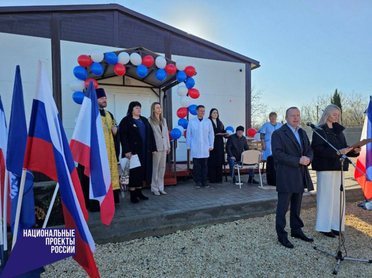 Новый фельдшерско-акушерский пункт открылся в селе Кунцево Нижнегорского района