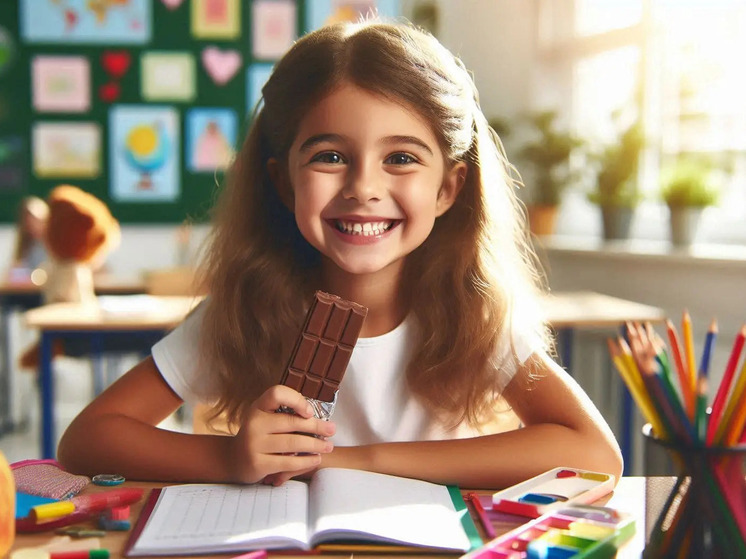 Школьница из Калуги чуть не проглотила огромную иголку в шоколадном батончике