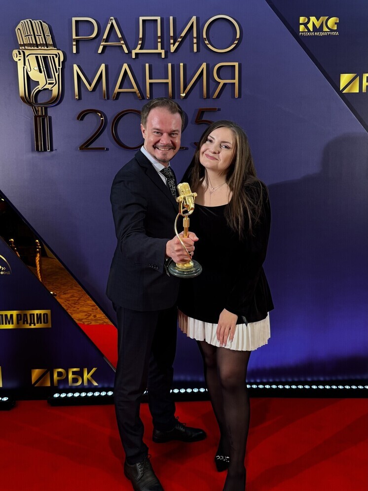 Омское радио получило «Золотой Микрофон» на «Радиомании‑2025»