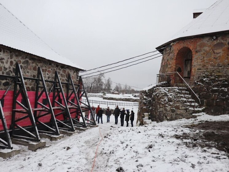 Противоаварийные работы в крепости Корела близятся к завершению