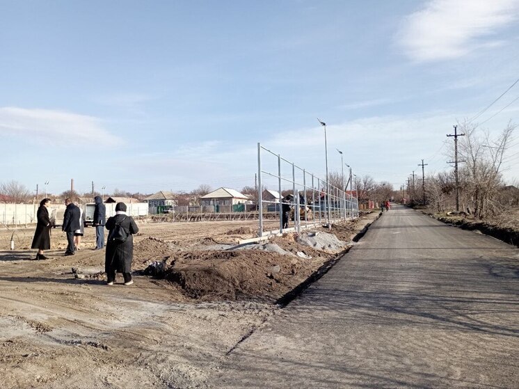 Новую спортплощадку откроют в поселке Тельмана ЛНР до конца года