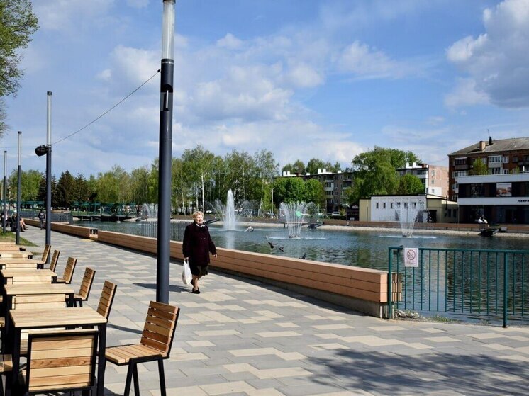 В Узловой благоустроили пляж Трестовского пруда