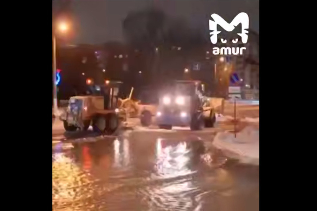 На Дальнем Востоке центр города ушел под воду