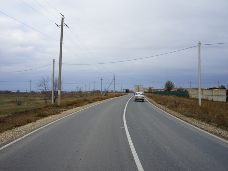 В Пугачевском районе отремонтирован автоподъезд к селу Березово