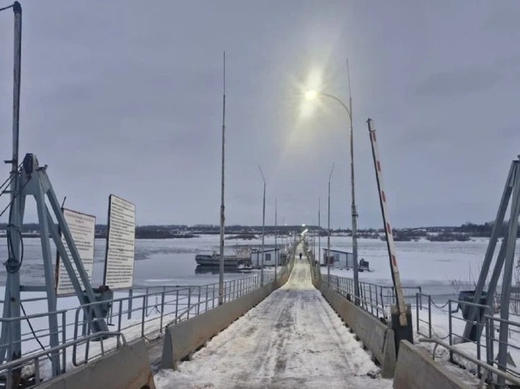 Пешеходный мост через реку Томь открылся в Юрге