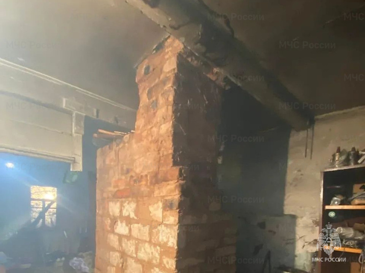 Брянские спасатели потушили пожар в поселке Ардонь