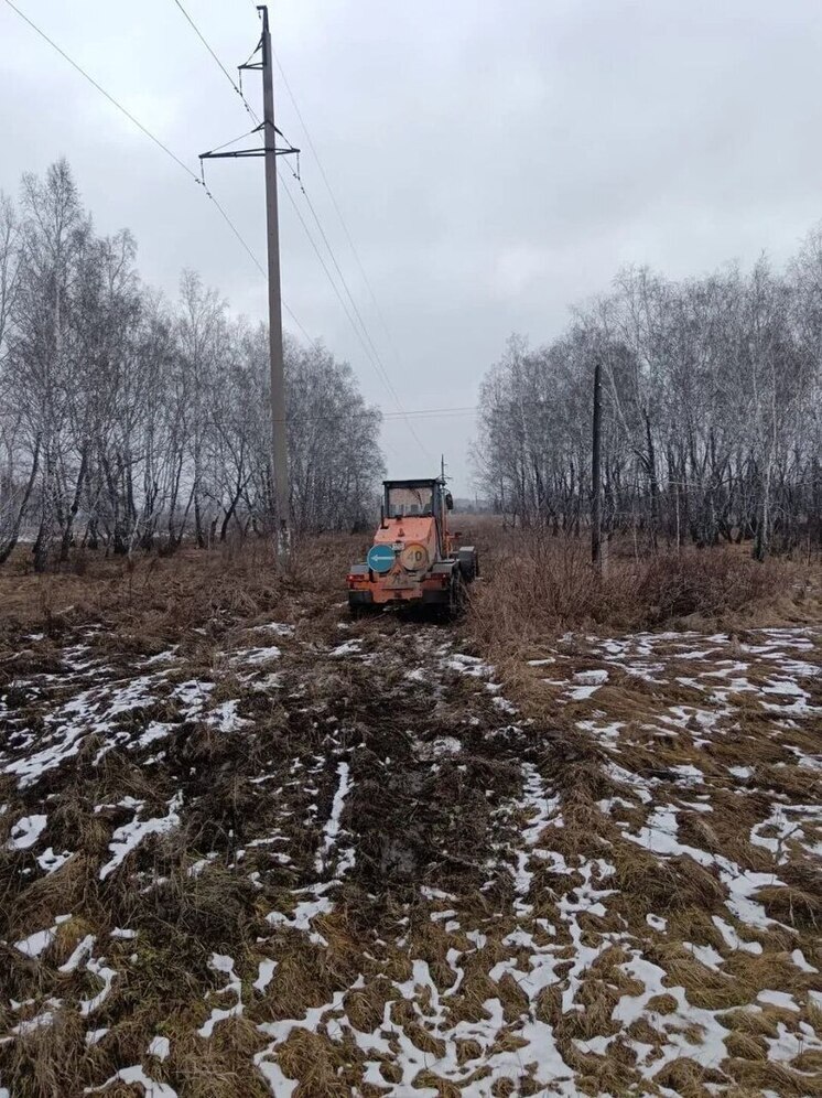 В Омске продолжают готовить минерализованные полосы к весне