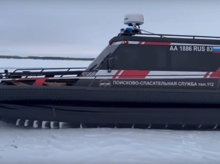 Спасатели НАО обкатывают новую аэролодку «Север-750К»