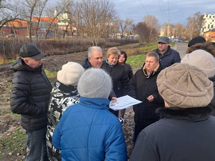 В Курске жители двух улиц предложили обустроить берег реки Тускарь