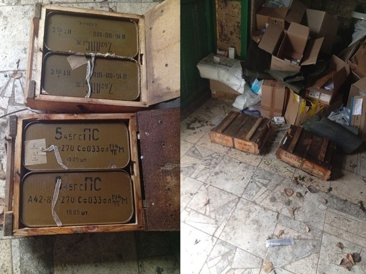 В Васильевском районе Запорожской области найден схрон с боеприпасами