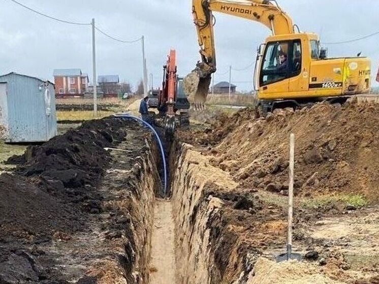 В селах Батыревского округа строятся водопроводные сети