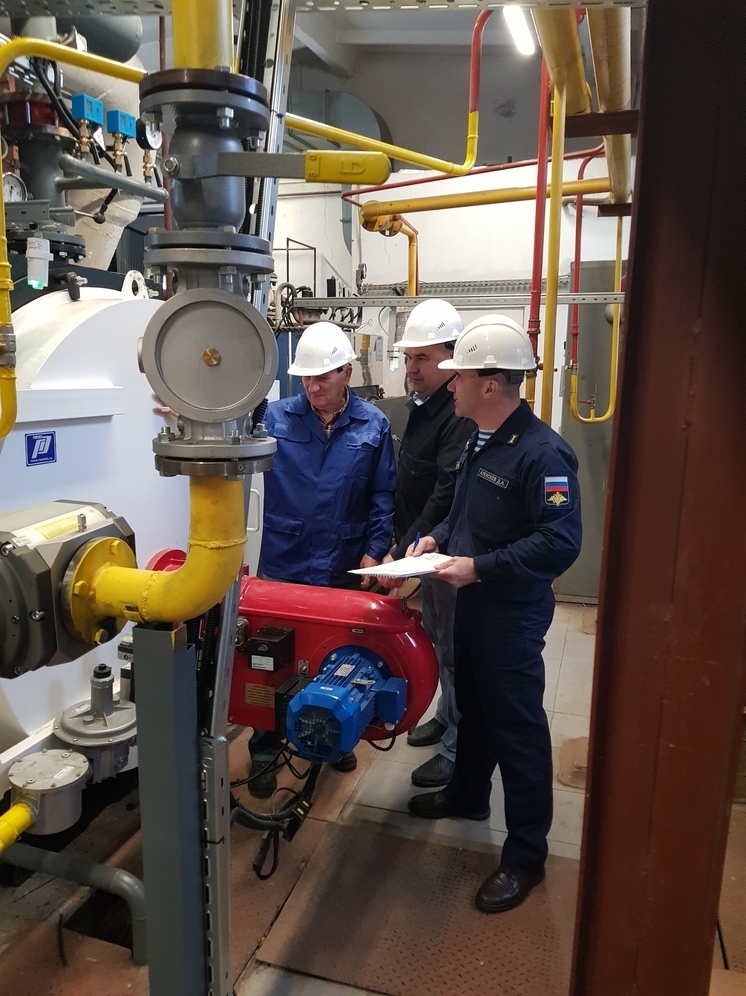 В военном городке Пскова завершена модернизация газовой котельной