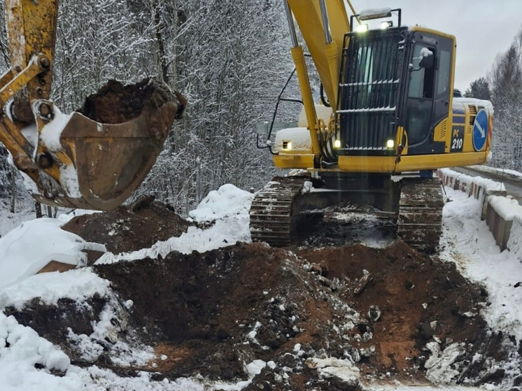 В Мошенском округе начали разбирать мост регионального значения