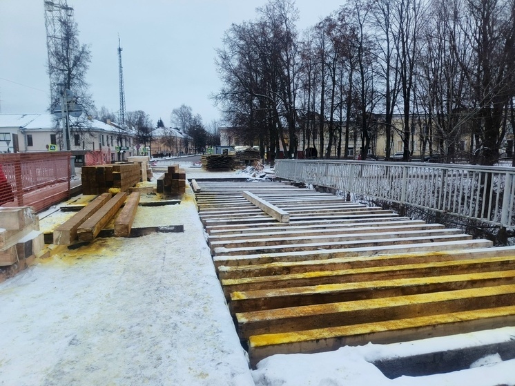 Полотно Живого моста в Старой Руссе разобрали на 85%