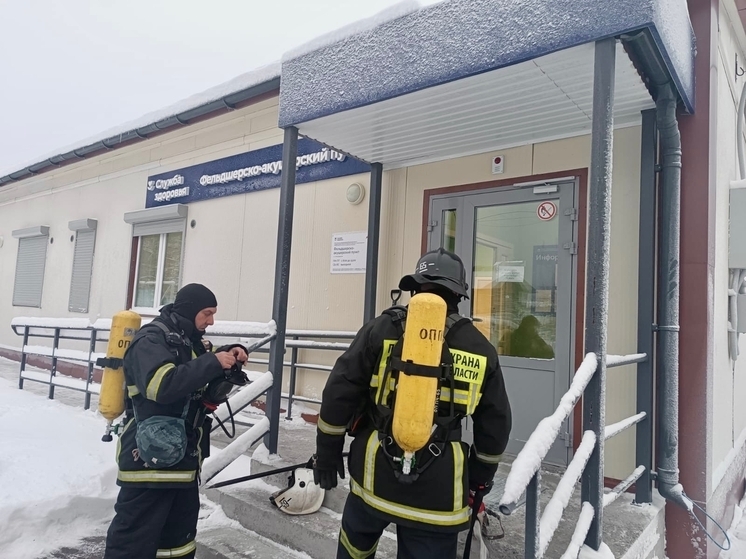 Пожарные провели учения в ФАПе поселка Лесозаводский