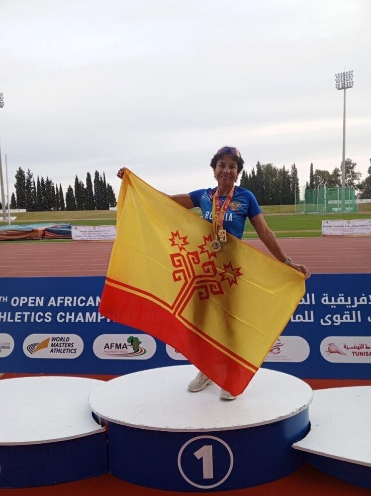 Легкоатлетка из Чувашии выиграла Открытый чемпионат Африки среди ветеранов
