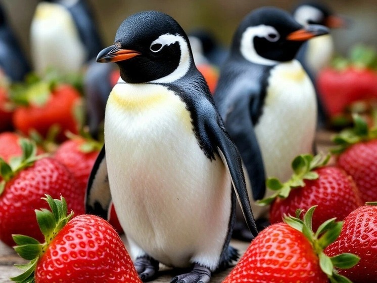 Тонны клубники, сотни пингвинов и наступление цифрового мира: собрали самые аппетитные новости четверга