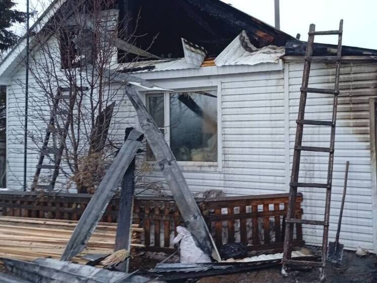 В Бурятии короткое замыкание спровоцировало пожар в жилом доме