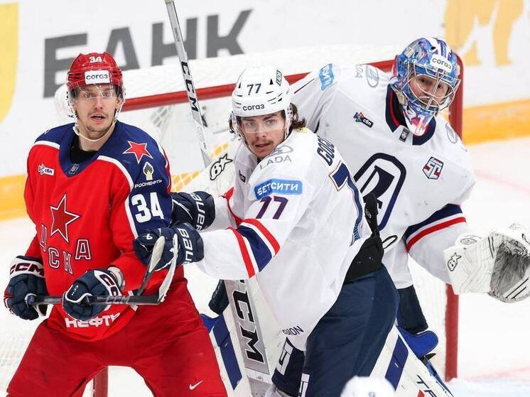 ХК «Лада» проиграл московскому ЦСКА на выезде со счетом 2:4 27 ноября