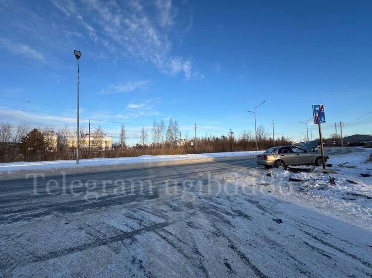 Водитель с малым стажем устроил в Нефтеюганске ДТП