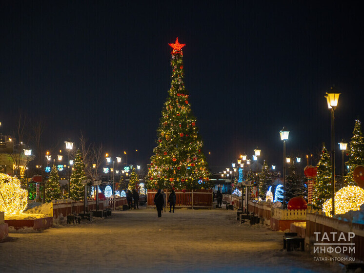 37 елочных городков откроются в преддверии новогодних праздников в Казани