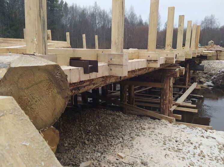 Жизненно важный мост через Орловицу в Нагорском районе почти готов