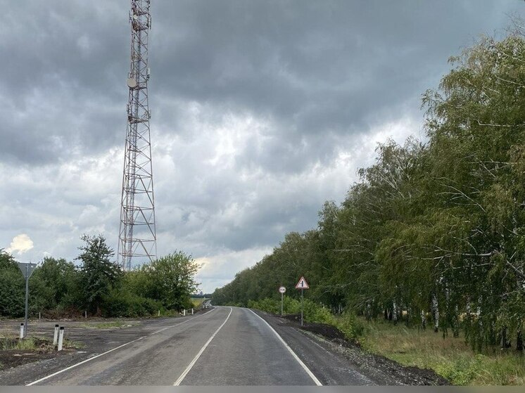 В Старооскольском округе отремонтировали участок дороги Шаталовка – Потудань