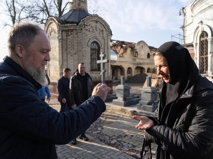 Делегация из Петербурга с участием священнослужителей посетила ДНР с гуманитарной миссией