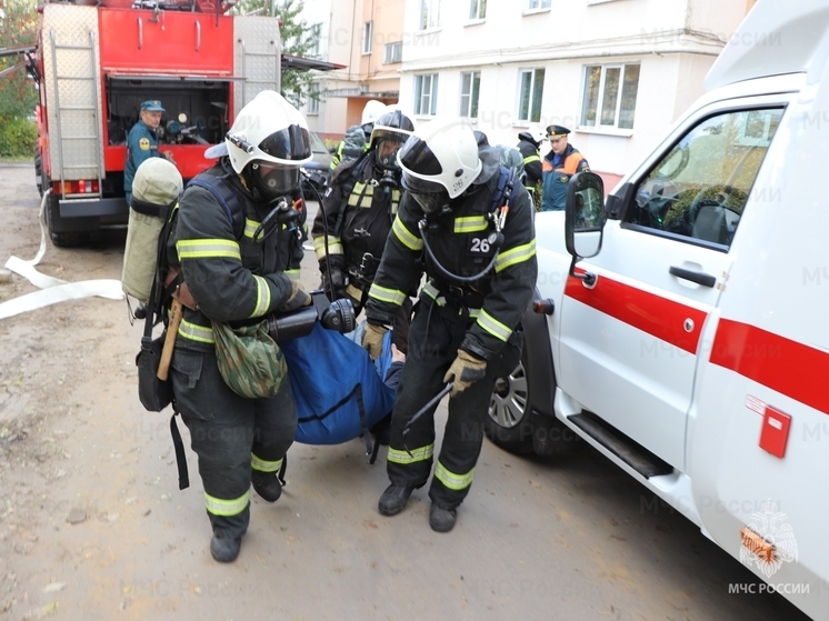 В Орловской области сотрудники МЧС 3 раза за сутки помогали перенести больных в автомобили СМП