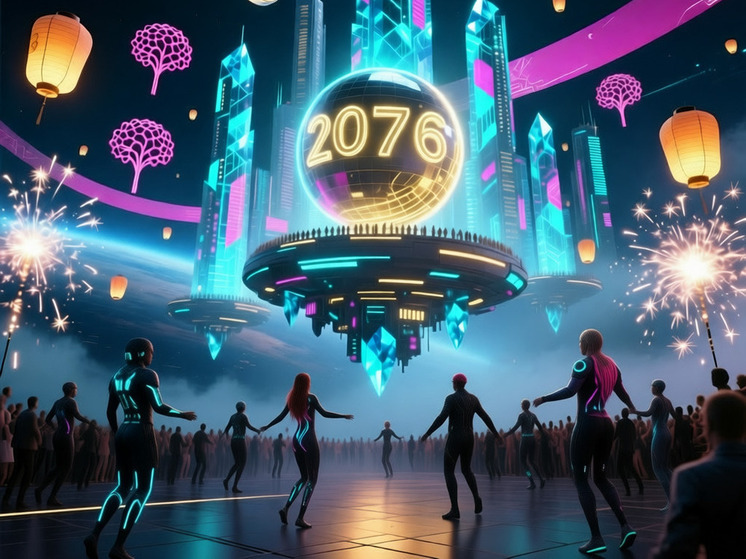 Интерактивная снежинка и дышащие дома: футурологи и дизайнеры рассказали о новогоднем празднике будущего