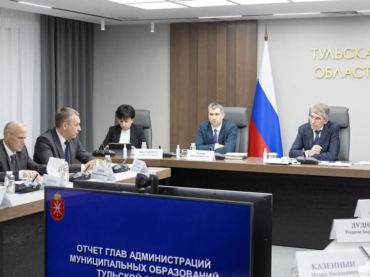 Глава администрации Федоров отчитался Миляеву об итогах работы в Алексине