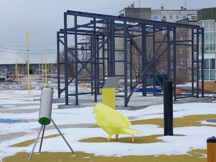 Благоустройство в Саяногорске не останавливают ни морозы, ни снегопады