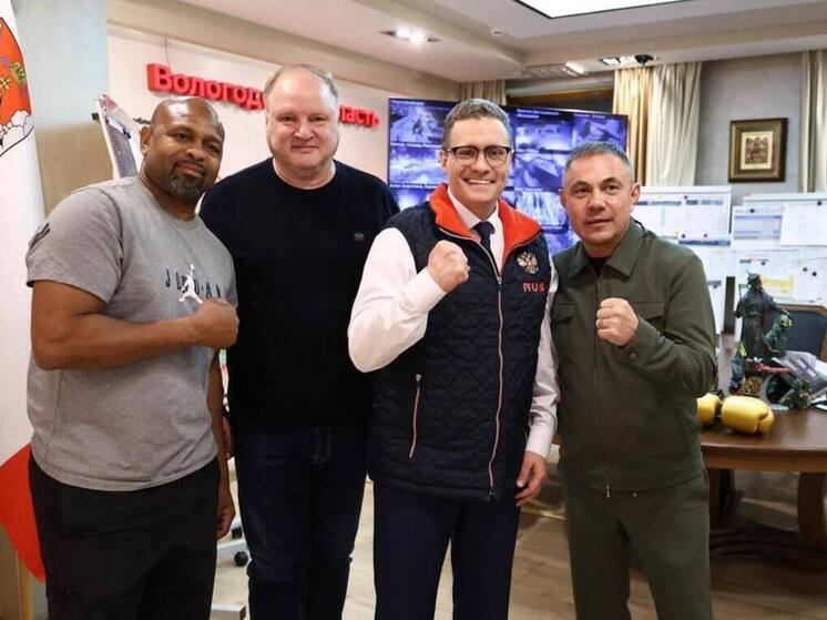 Глава Вологодчины Георгий Филимонов лично приветствовал звезд бокса