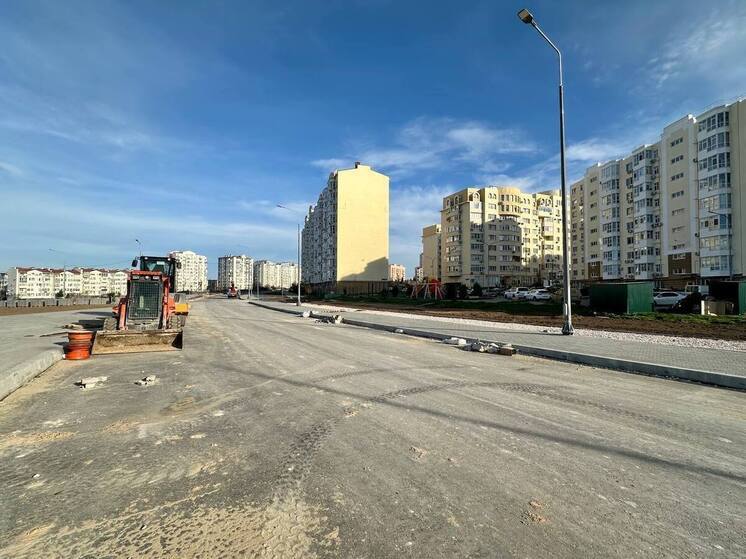Строительство Античного проспекта в Севастополе завершено на 85%
