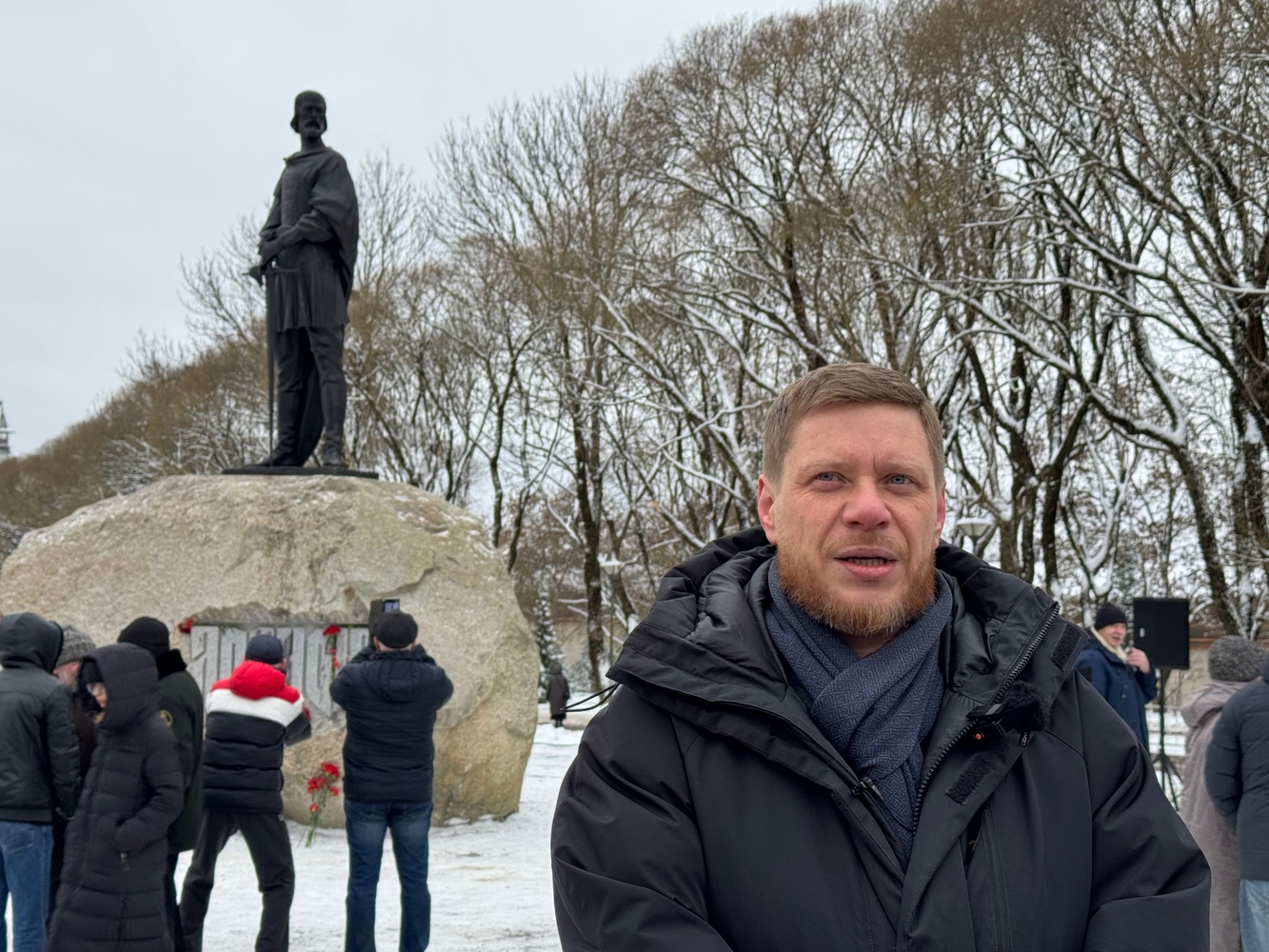 Псков обрел нового стража: торжественное открытие памятника князю Довмонту 