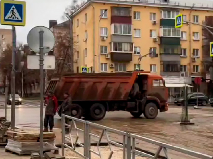 Улица Пролетарская в Липецке получила новый асфальт