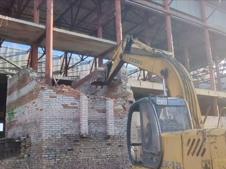 В Тольятти демонтируют заброшенное здание, которое 45 лет портило облик города