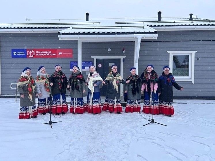 В историческом селе Карелии торжественно открылся современный ФАП