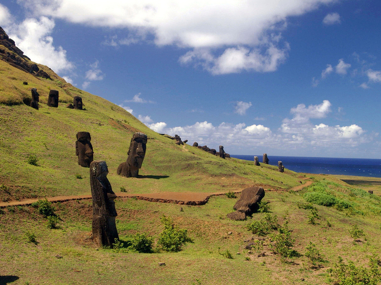 Археологи говорят, что 3D-модель многовековой каменоломни с незаконченными каменными головами на острове Пасхи дает новые сведения о том, как были созданы эти памятники