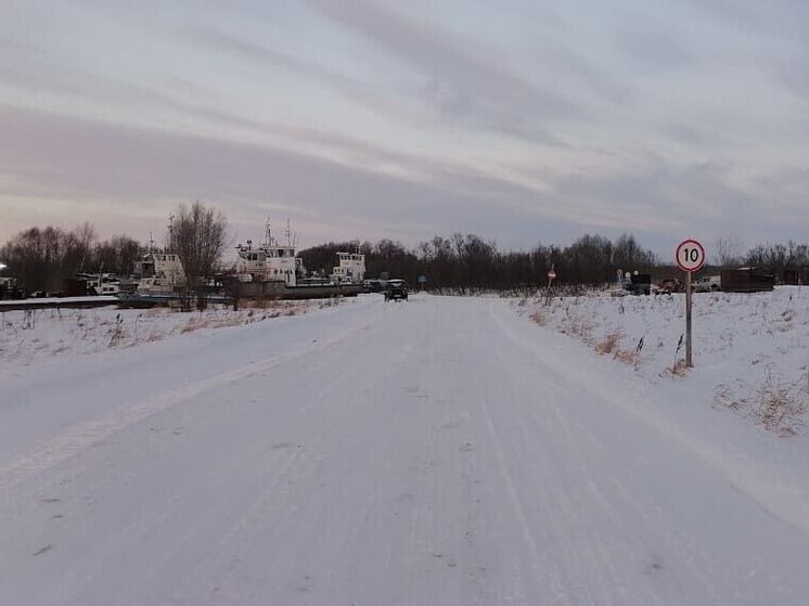 Первые ледовые переправы начали работу в Томской области