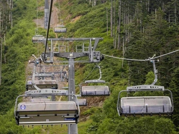 Канатная дорога «Юг» на курорте «Горный воздух» приостановила работу