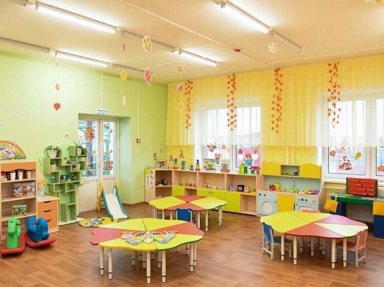 В хакасском селе построили современный детский сад с развивающими тренажерами