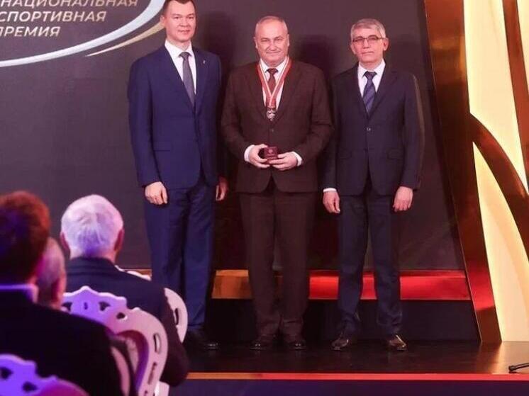 Глава калужского минспорта получил высшую ведомственную награду