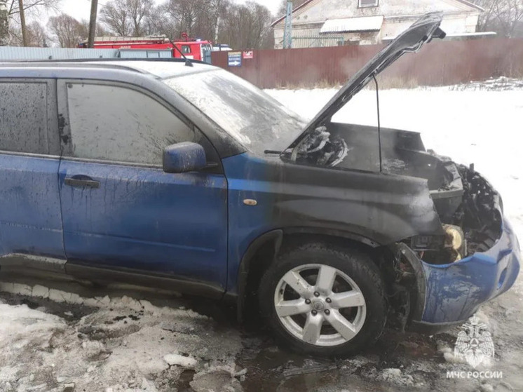 Легковушка едва не сгорела в Старой Руссе