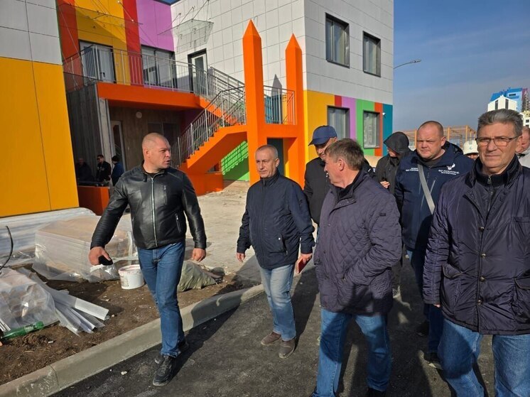 Строительство детского сада на 280 мест в Евпатории завершено на 90%