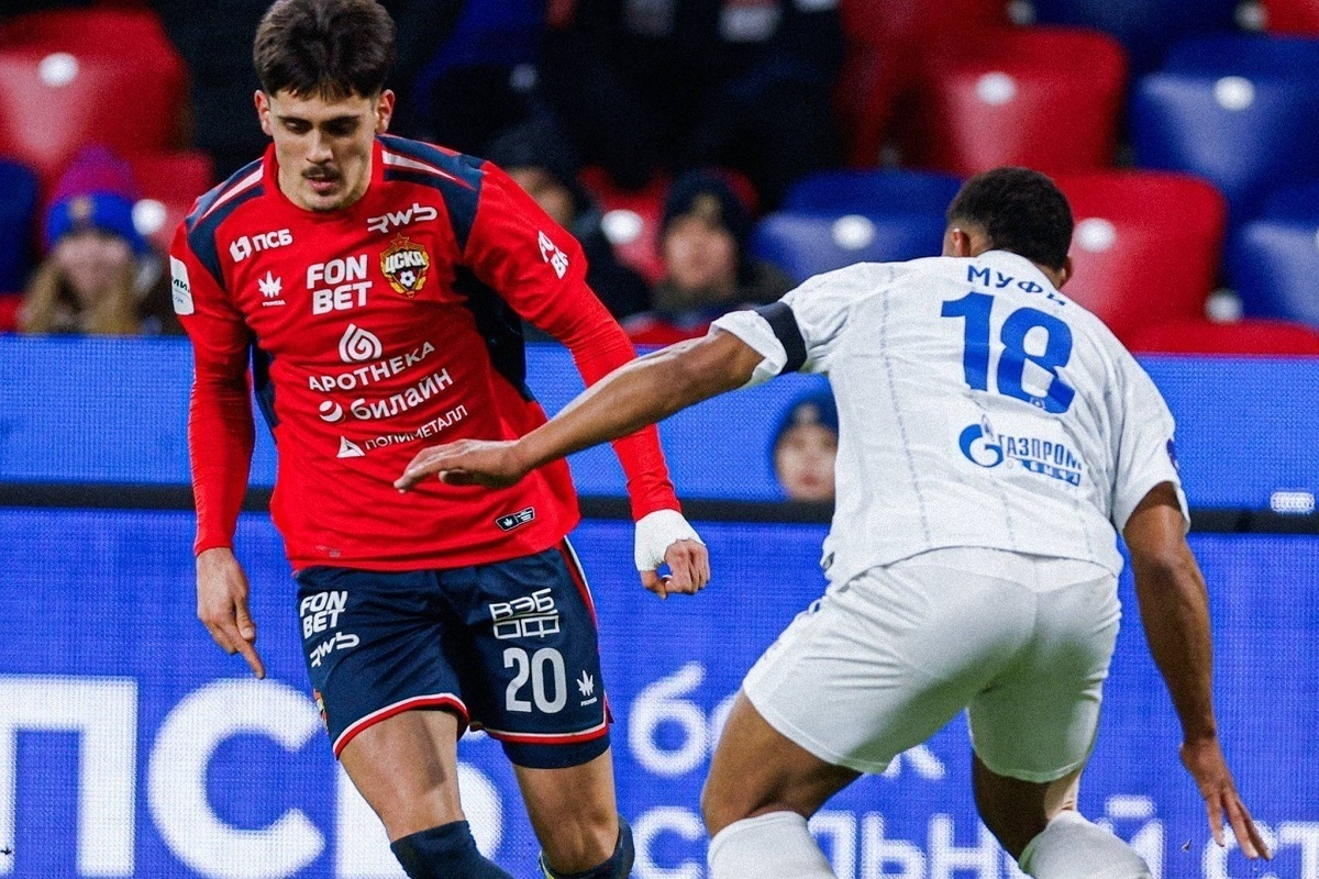 ЦСКА вышел на первое место в турнирной таблице РПЛ после победы над «Оренбургом»